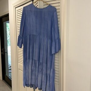 Belladonna babydoll dress in indigo/blue wash